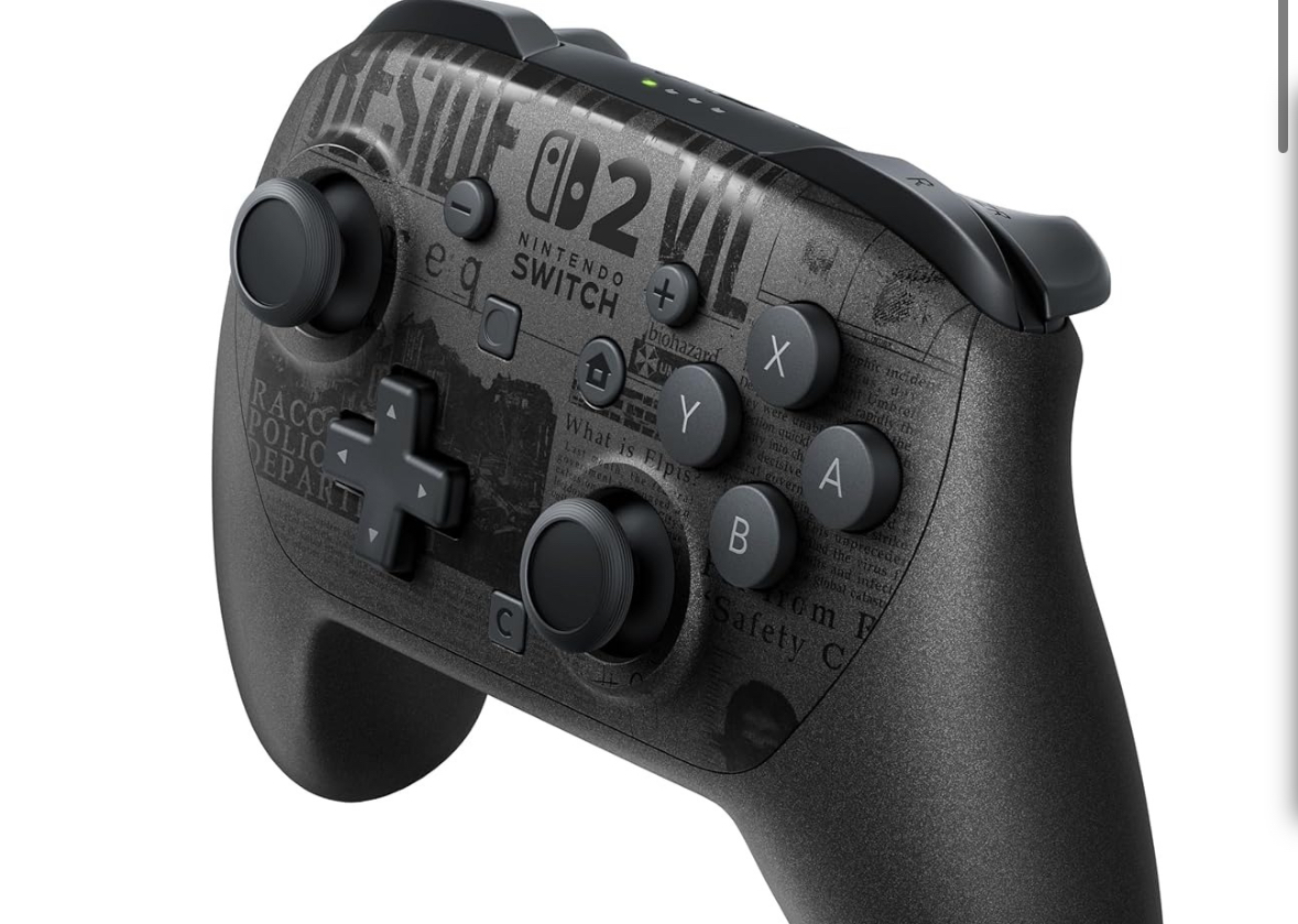 نينتندو تكشف النقاب عن يد تحكم Switch 2 Pro بإصدار خاص وتصميم فريد