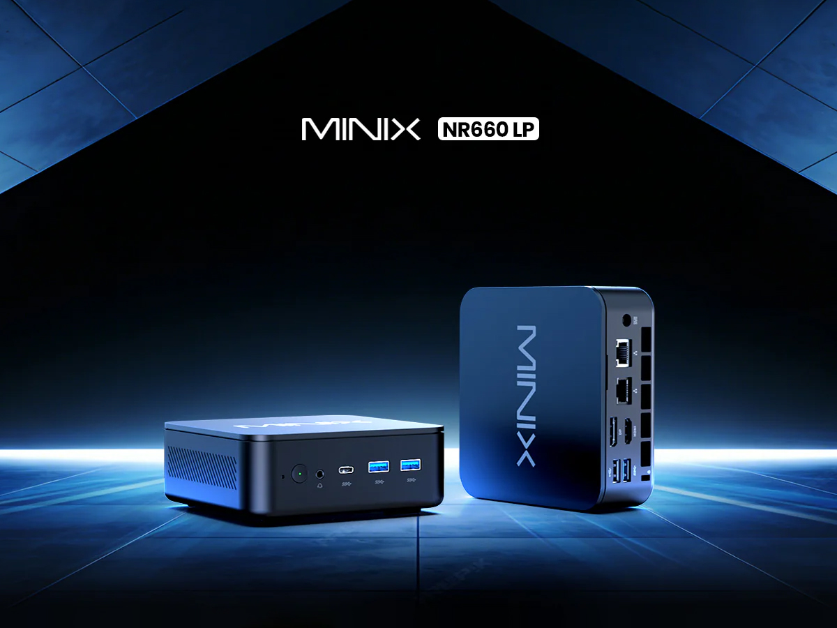 Minix تكشف عن حاسوب صغير جديد بمعالج AMD وتصميم مدمج مع دعم تخزين يصل إلى 8 تيرابايت