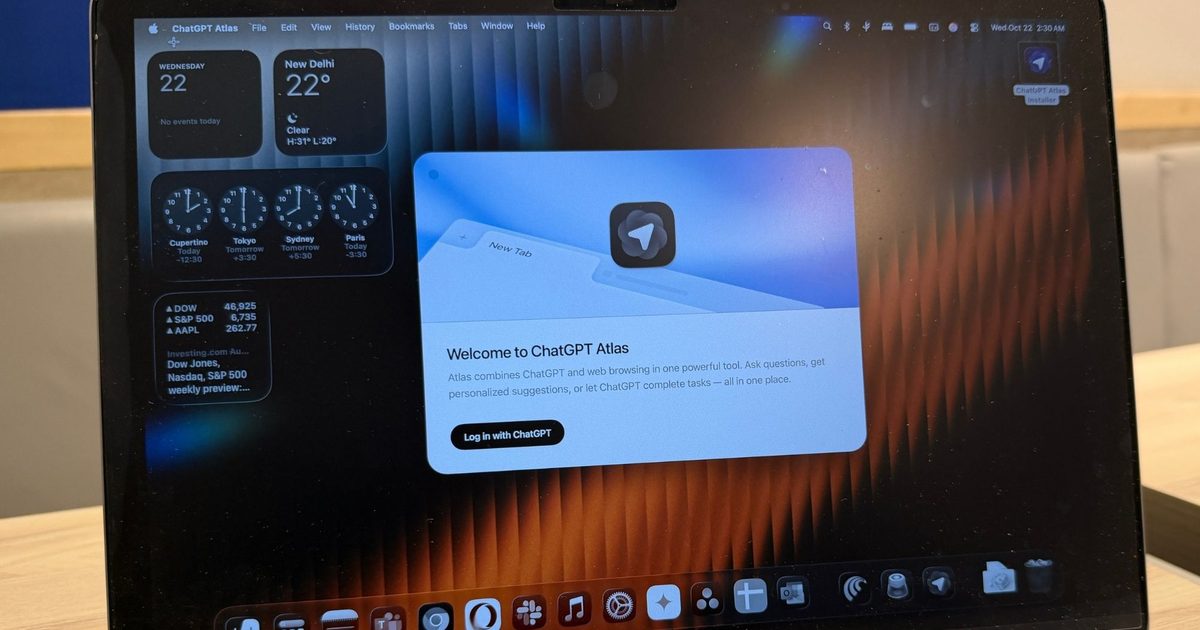برنامج ChatGPT Atlas يقدم ميزة جديدة لتنظيم وتجميع علامات التبويب.