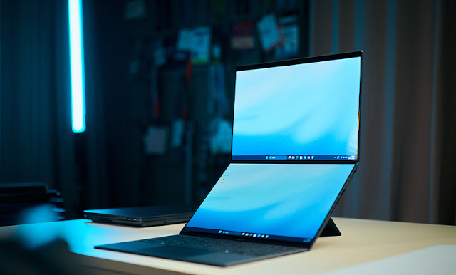 أسوس تطلق Zenbook Duo بأداء محسن وشاشتين OLED