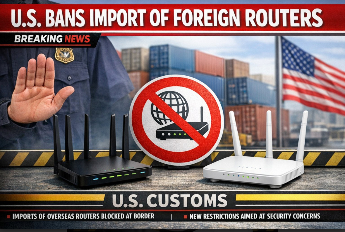 الولايات المتحدة تمنع استيراد أجهزة الراوتر الأجنبية خوفًا من التهديدات الأمنية