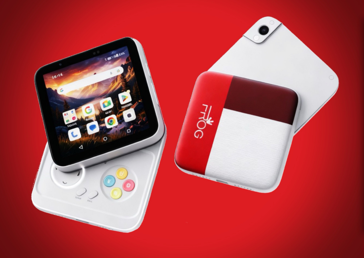 هاتف Compact Frog RS1 يكشف عن تصميم مبتكر مع لوحة تحكم مخفية تحت الشاشة