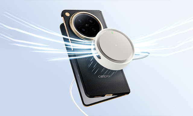 أوبو تعلن عن شاحن مغناطيسي مبتكر لهاتف Find N6 القابل للطي