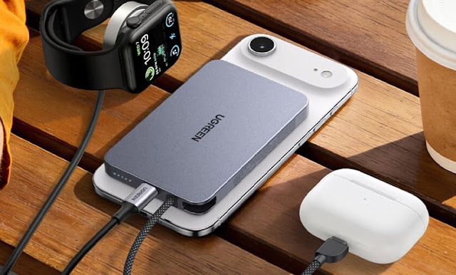 بنك طاقة يوجرين MagFlow Air يقدم شحن لاسلكي سريع وتصميم أنيق ومنحني لعام 2026