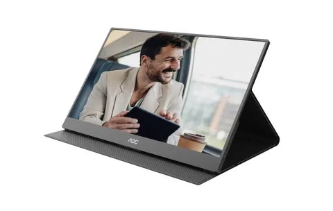 AOC تكشف النقاب عن شاشة 16T20E2 المحمولة بتصميم نحيف وسعر تنافسي