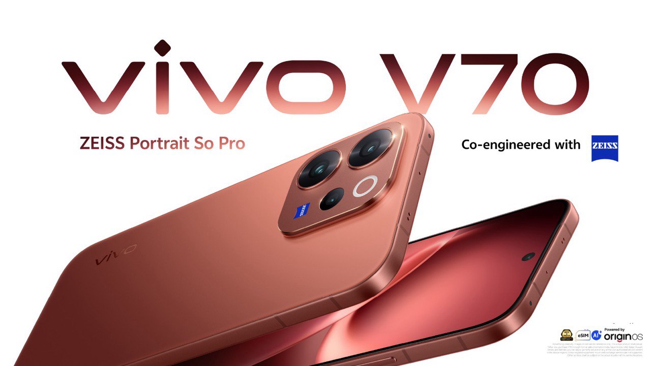 vivo V70: دمج مثالي بين عدسة ZEISS وفن تصوير البورتريه في عالم الهواتف الذكية