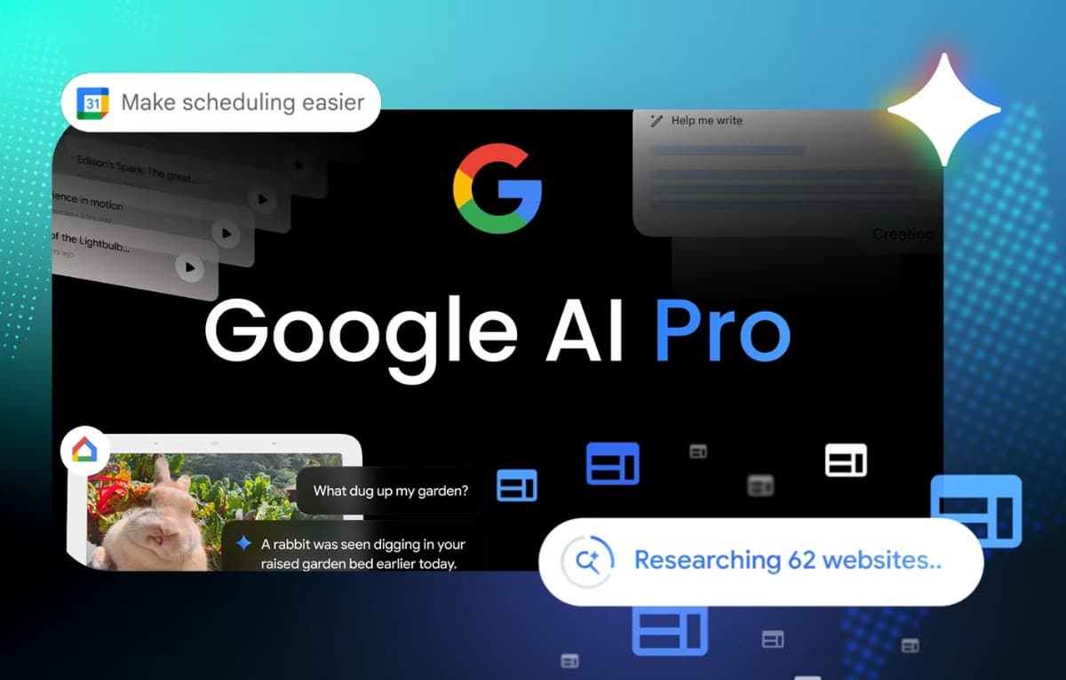 جوجل توسع سعة خطة الذكاء الاصطناعي AI Pro وتضيف ميزات جديدة مجانًا